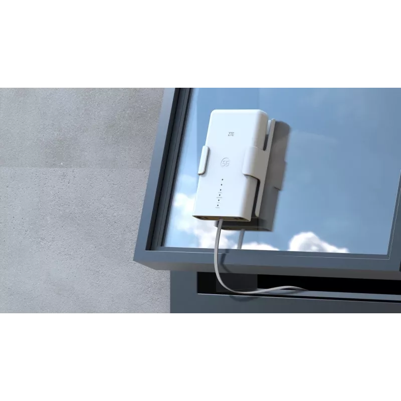 Wi-Fi ruuteri komplekt ZTE MC889 koos 5G LTE välisseadmega, Wi-Fi 6, kaheribaline 2,4/5 GHz, 160 MHz, 5x Gigabit porti, PoE, IP65 välistingimustes