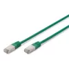 Võrgukaabel Digitus CAT 5e SF/UTP RJ-45 0,5 m roheline