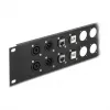 DeLOCK patch-paneeli lisaseade 88055 Rack paigaldus 2U Must