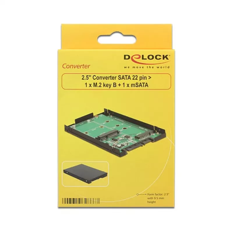 Liidesekaart DeLOCK 62866 Sisemine M.2 mSATA