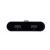 Dokkimisjaam Unitek D1078A — USB-C jaotur, 2x USB-C sisend, 1x USB-C väljund, 100 W PD, 4K tugi, max 3480×2160, hall