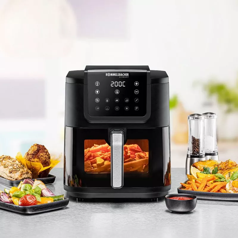 Air Fryer Rommelsbacher FRH 1700 Single 8 L Stand-alone 1700 W with 10 Programs and LED Display