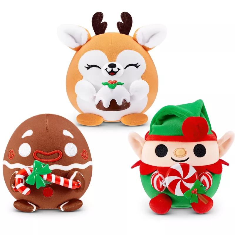 Mängukuju Zuru Snackles Christmas – üllatuskogutav pimekarp, üks assortiifiguur