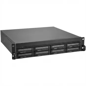 TerraMaster U8-500 PLUS NAS-andmesalvestusserver Rack (2U) Intel® Core™ i7 16 GB DDR5 0 TB Must