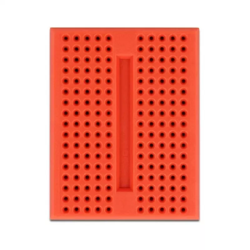 Breadboard DELOCK 18318 — plastist jootevaba prototüüpimisplaat, 36 × 46 × 10 mm, punane