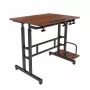 Macleani mobiilne sülearvutilaud, must, 80x60 cm, max 50 kg, reg. kõrgus 67–115 cm, MC-124 B