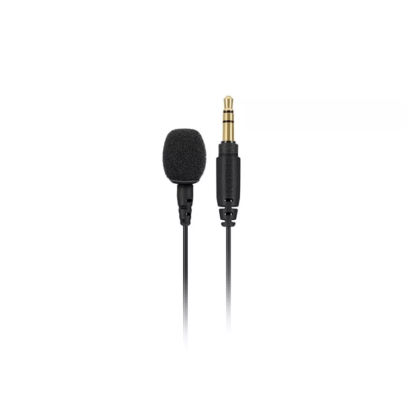 RØDE LAVALIER GO - mikrofon Must, Valge klambriga mikrofon
