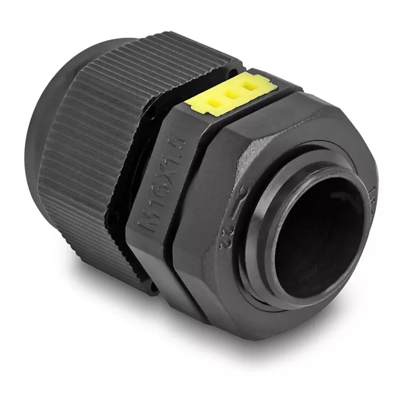 DeLOCK kaabli läbiviigutihend M16 ventilatsiooniga IP68 veekindel must 2 tk