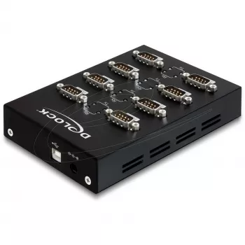 DeLock USB2.0 kuni 8 x jadaadapter - jadaadapter - USB2.0 - RS-232 - 8 porti (61860)