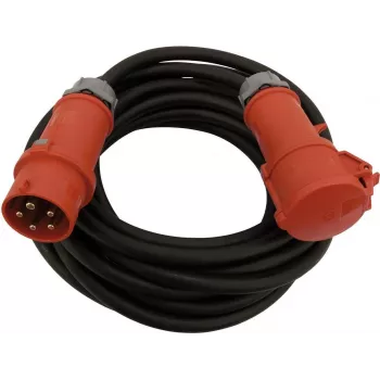 Toite pikenduskaabel PSSO 32A 5x6 mm², 10 m, punane