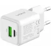 USB C/A võrgulaadur YENKEE YAC G38 20W 3A Power Delivery (USB‑C ja USB‑A)