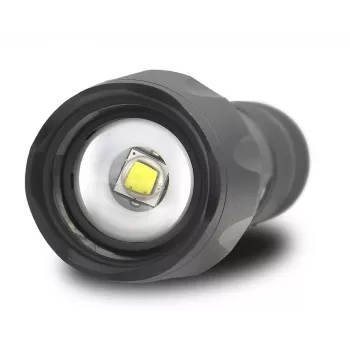 Taskulamp everActive FL600 — 600 lm, 10 W, alumiiniumkorpus, IPX4, 130 mm, 3×AAA, punane