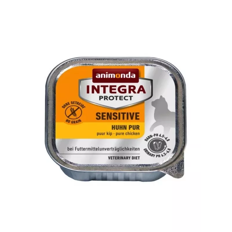 Märg kassitoit Animonda Integra Protect Sensitive Pure Chicken 100 g, teraviljavaba, gluteenivaba, täiskasvanud kassidele, allergia tugi
