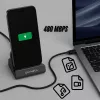 4smarts laadimisdokk VoltDock USB-C 60W hall (541426)
