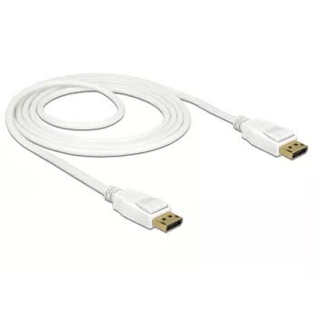 DisplayPort kaabel DeLOCK 85509 1,5 m Valge