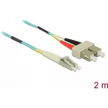 Optiline kiudkaabel DeLOCK LC-SC mitmemoodiline OM3 2 m