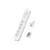 LogiLink LPS402 pikendusjuhe 1,5 m 5 vahelduvvoolupistikut siseruumidesse valge