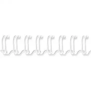 Fellowes - Köitespiraal - 10 mm - 297 mm - 34 rõngast - A4 (210 x 297 mm) - 80 lehte - Valge - 100 tk. (53262)