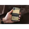 man and wood nutitelefoni ümbris iPhone X/XS jaoks — valge eebenipuu must