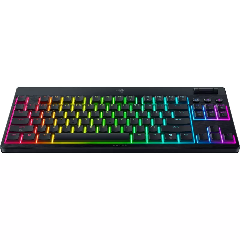 MustWidow V4 Low-Profile TKL HyperSpeed, mänguklaviatuur must, DE-paigutus, Razer Low-Profile oranž