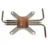 Jahutusradiaator Inter-Tech IP-3 vask hõbedane 165x100x12mm