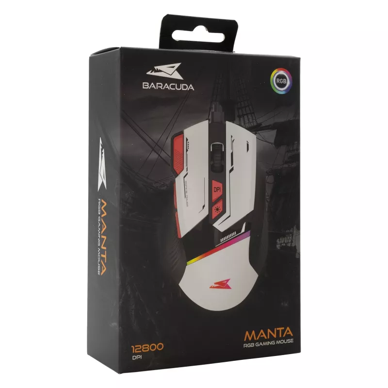 Hiir Baracuda BGM-042 MANTA Valge USB