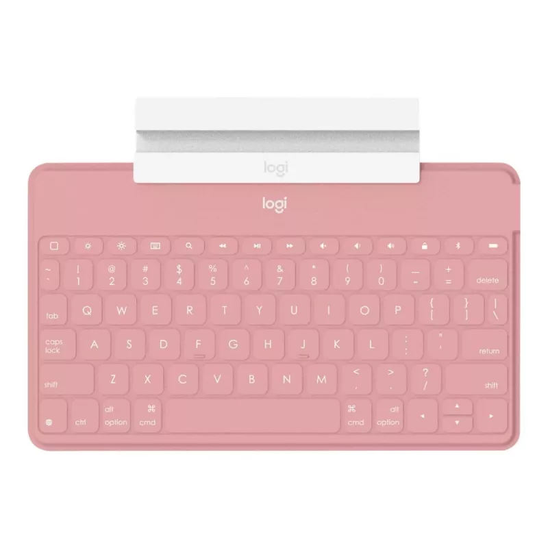 Logitech Keys-To-Go - klaviatuur - Bluetooth - QWERTY - hispaania - roosakas - Apple iPad/iPhone/TV jaoks