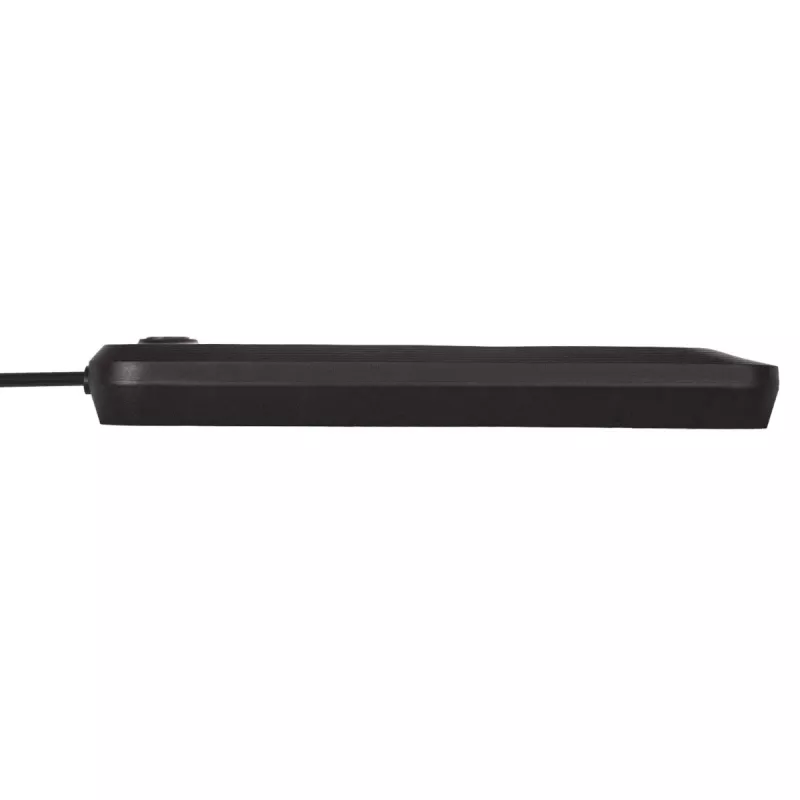 Pistikupesa MACLEAN MCE395 B — 5 pistikupesa, 3×USB, 110–240V AC, 2.1A USB, 2500W, 1.5 m kaabel, must