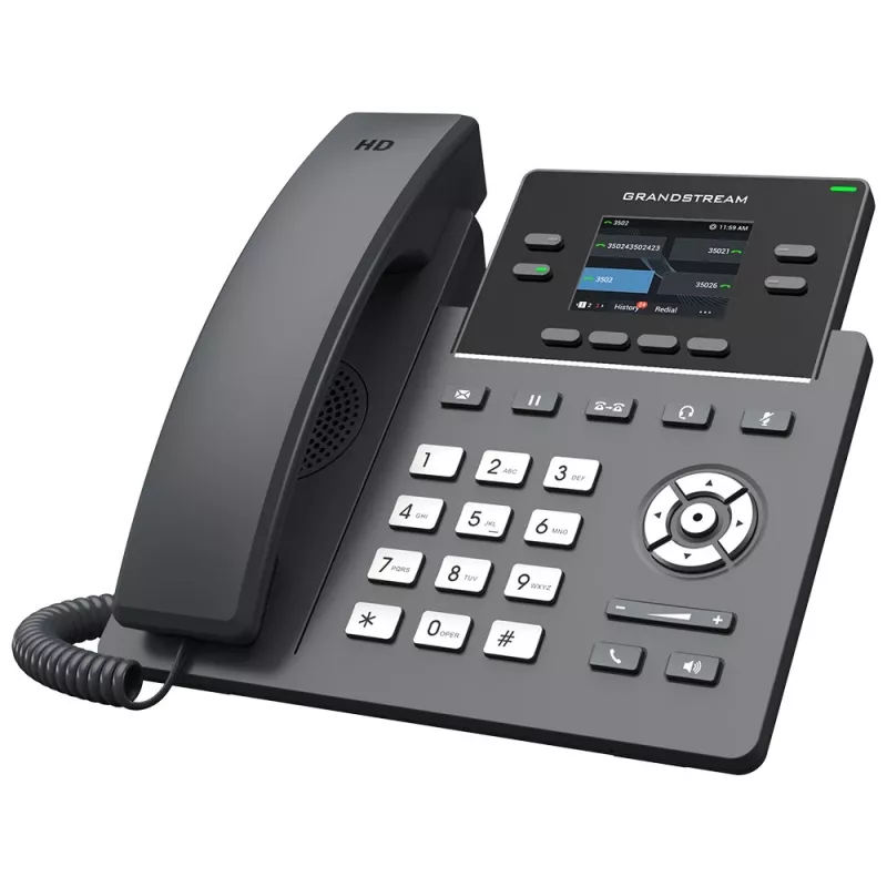 IP-telefon Grandstream Networks GRP2612G must 4 liini LCD