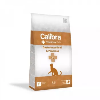 Kuiv kassitoit Calibra Veterinary Diets Gastrointestinal & Pancreas, kala, 2 kg