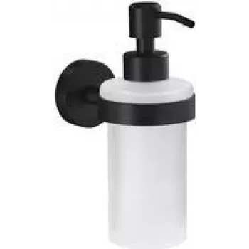tesa MOON Must 40565-00000-00 Seifenspender 200 ml Must (matt), Glas satiniert (40565-00000-00)