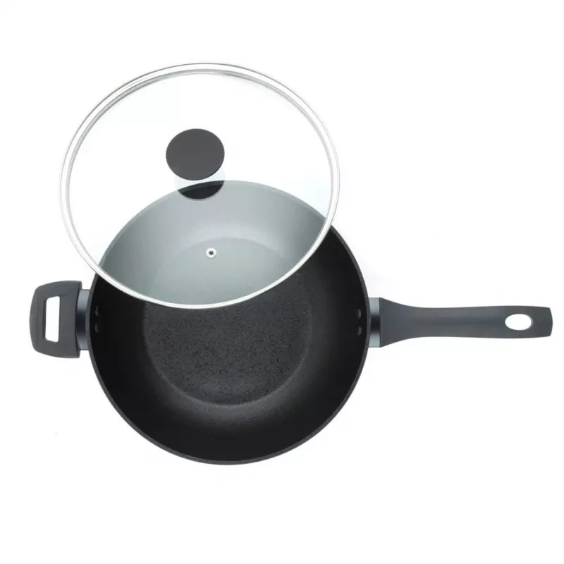 Wok Salter BW09329AR 28 cm Megastone Noir mittenakkuva kattega