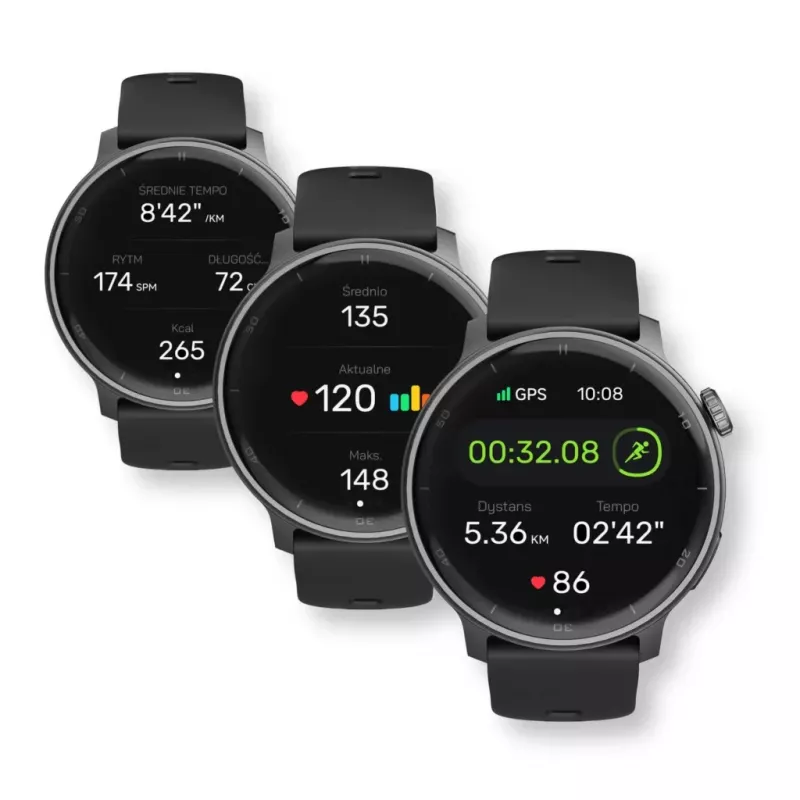 Stelio STSWA101BK Activ GPS nutikell 46mm must