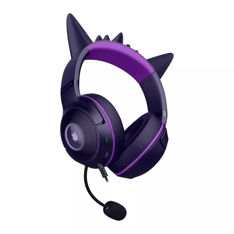 Razer Kraken Kitty V2 - Pokemon Gengar Ed. Kõrvaklapid Juhtmega peavõru Mängimine USB Type-A Roosa