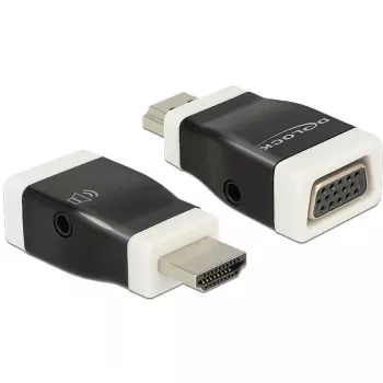 Kaablisoo muundur DeLOCK 65586 HDMI-A VGA-le must valge