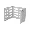 Seinale kinnitatav 19-tolline rack LANBERG 8U, sügavus 497×400/240 mm, hall