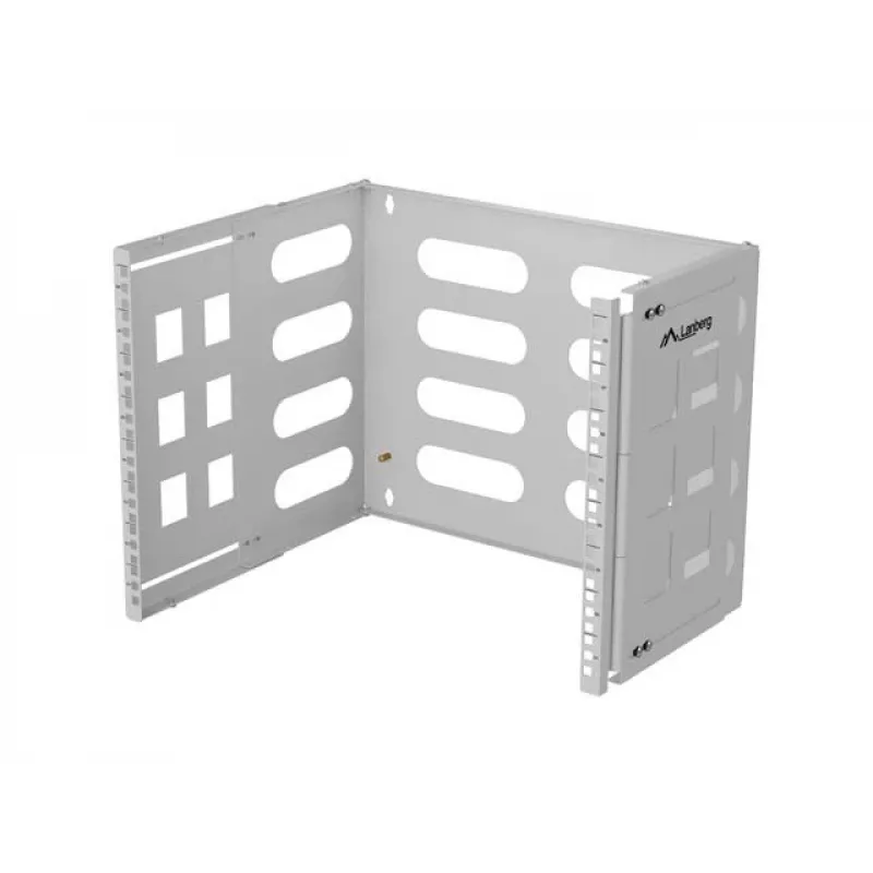 Seinale kinnitatav 19-tolline rack LANBERG 8U, sügavus 497×400/240 mm, hall