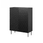 Riiulisüsteem cama meble ONDA 2D2SZ raamaturiiul 98×45×127 cm must