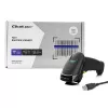 Käeshoitav juhtmega 1D/2D vöötkoodiskanner QOLTEC 50853 — USB, ABS-korpus, 1,65 m kaabel, 97×65×167 mm, 105 g
