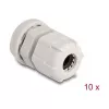 Kaablitihend M12 DELOCK hall plastikust pakis 10 tk