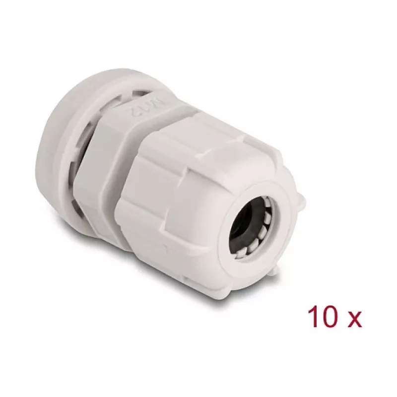 Kaablitihend M12 DELOCK hall plastikust pakis 10 tk