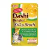 Märg kassimaius INABA Dashi Delights — kana tuunikala ja kammkarbiga, 40 g kotike, 93% niiskust, 5,5% valku
