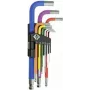 Kuuskantvõtmete komplekt c.k tools T4449 — meetriline 1,5 mm, 2 mm, 2,5 mm, 3 mm, 4 mm