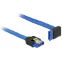 SATA-kaabel DeLOCK 84996 0,3 m SATA 7-kontaktiline Must Sinine