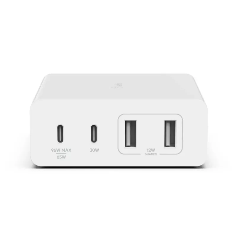 Siselaadija Belkin WCH010VFWH 2m kaabel 2 USB USB-C porti valge
