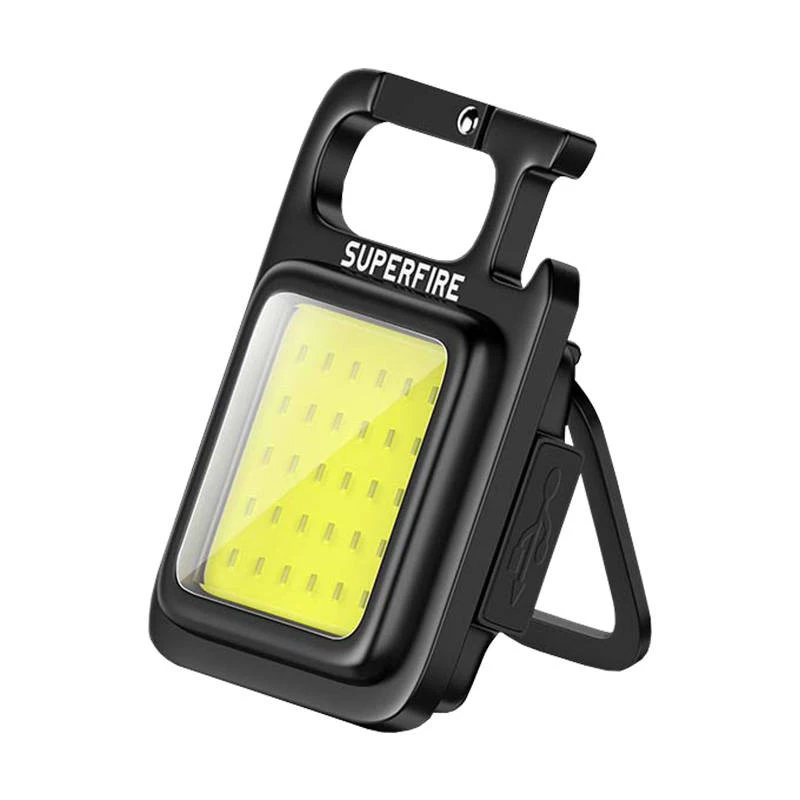 Taskulamp Superfire MX16 — 600 lm valgusvoog, sisseehitatud 500 mAh aku, USB-C laadimine