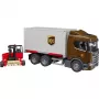 Scania Super 560R Vehicles UPS Container With Forklift