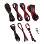 CableMod C-Series PRO RM Must Label toitekaablikomplekt CM‑PCSR‑16P3KIT‑NKKR‑R – musta ja punase sleevinguga PSU kaablid