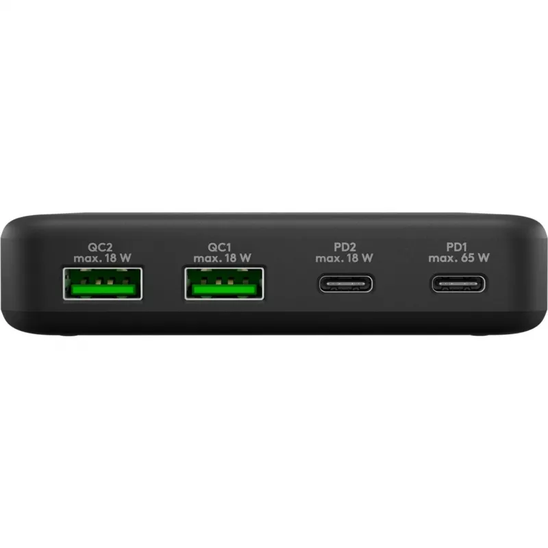 GOOBAY multiport USB-C PD GaN lauaadapter 65 W, must