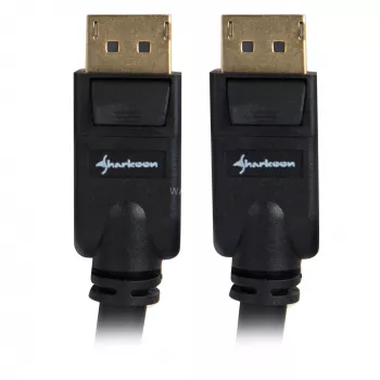 DisplayPort-kaabel Sharkoon 1.3, 4K, 1 m, must